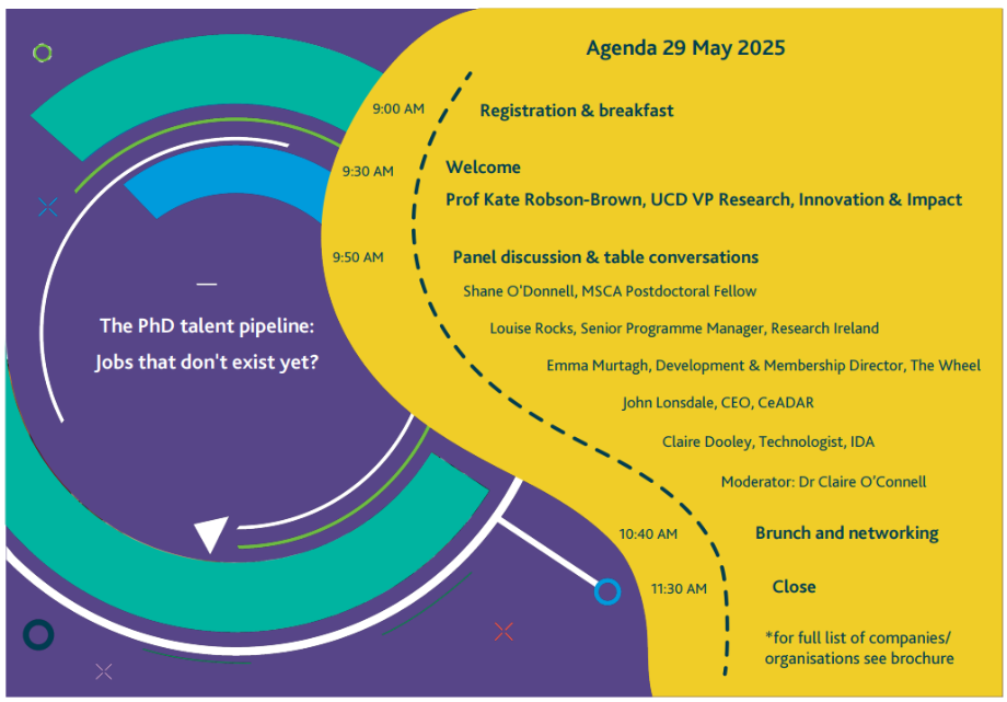 Early Career Researcher Networking event agenda